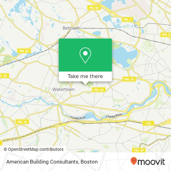 American Building Consultants map