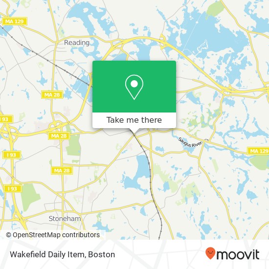 Wakefield Daily Item map