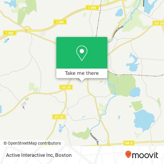 Active Interactive Inc map