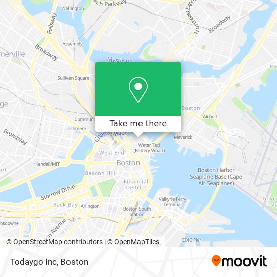 Todaygo Inc map