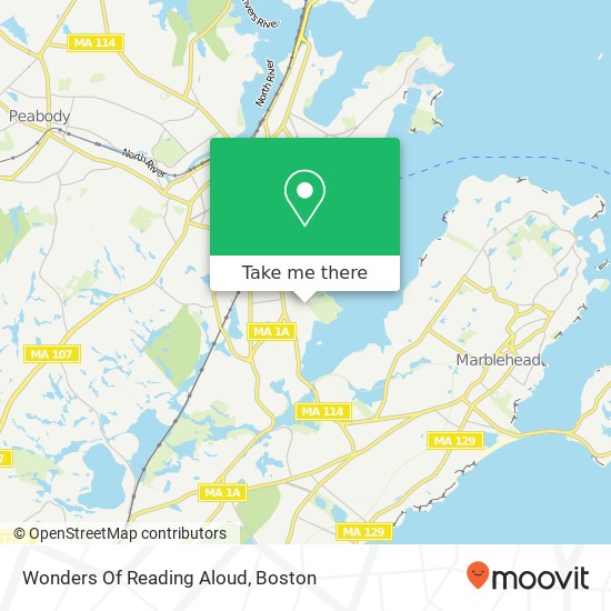 Mapa de Wonders Of Reading Aloud