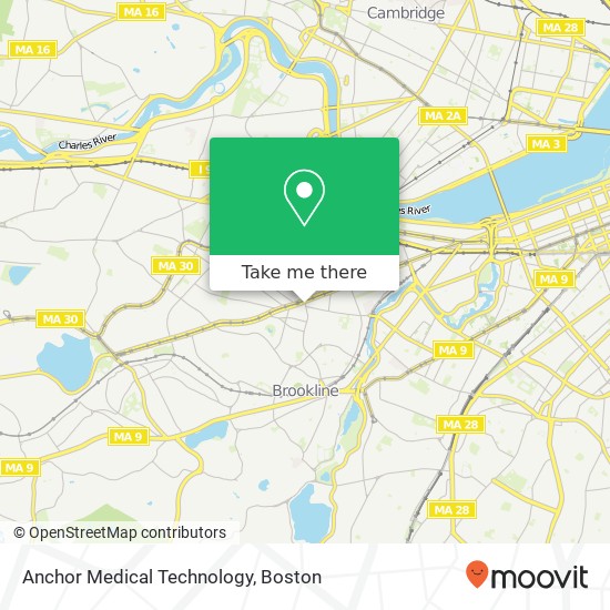 Mapa de Anchor Medical Technology