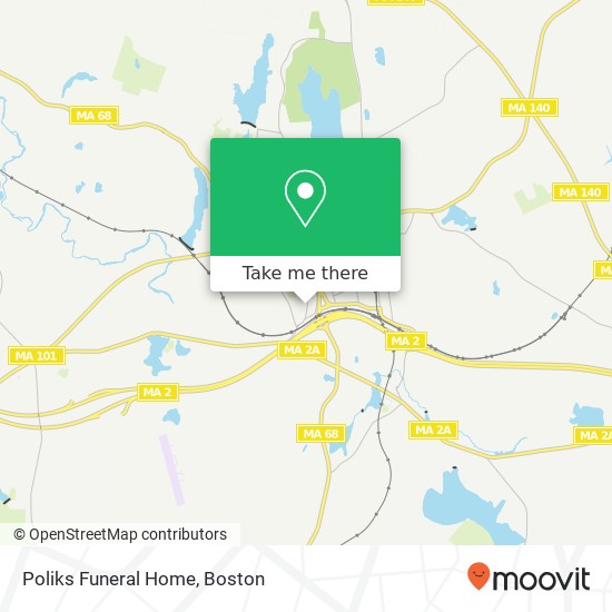 Poliks Funeral Home map