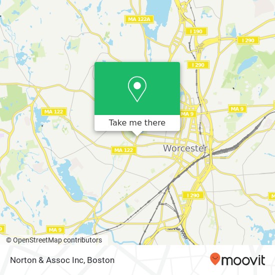 Norton & Assoc Inc map