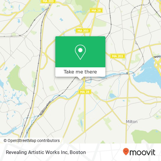 Mapa de Revealing Artistic Works Inc