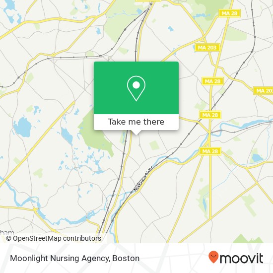 Mapa de Moonlight Nursing Agency