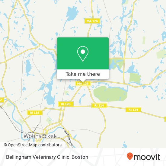 Bellingham Veterinary Clinic map