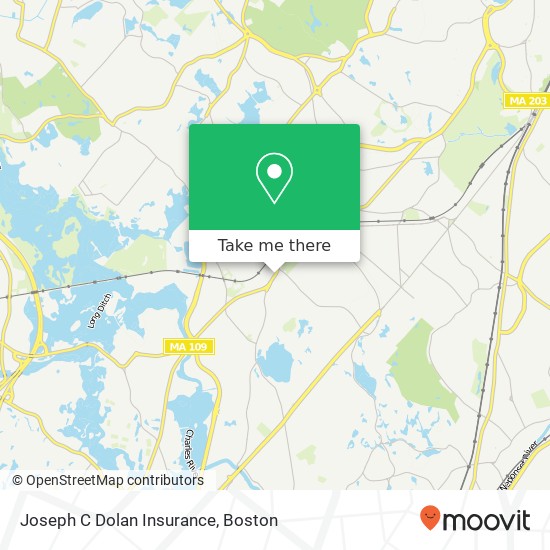 Mapa de Joseph C Dolan Insurance