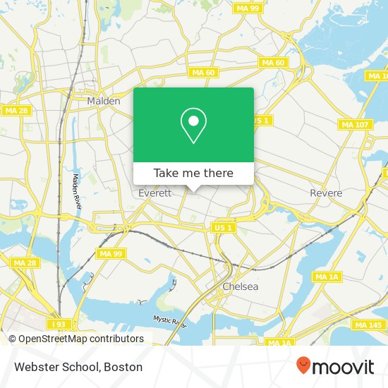 Mapa de Webster School