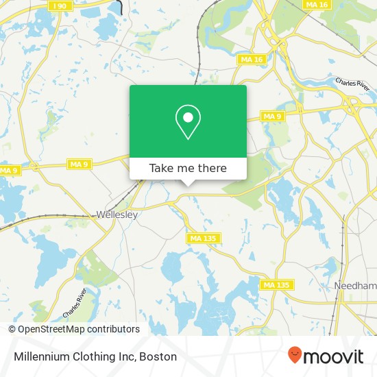 Millennium Clothing Inc map