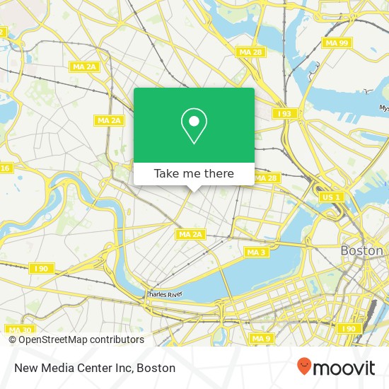 Mapa de New Media Center Inc