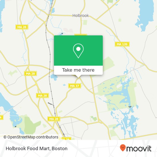 Mapa de Holbrook Food Mart