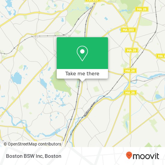 Boston BSW Inc map