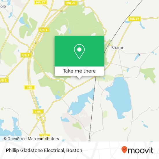 Mapa de Phillip Gladstone Electrical