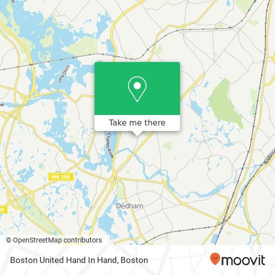 Mapa de Boston United Hand In Hand