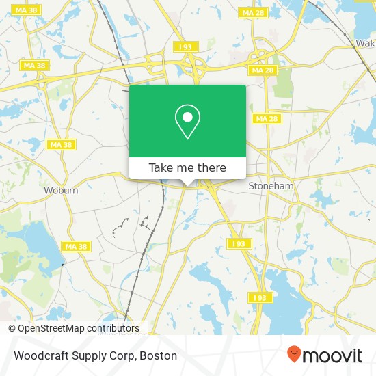 Woodcraft Supply Corp map