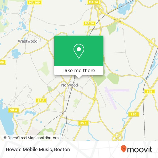 Mapa de Howe's Mobile Music