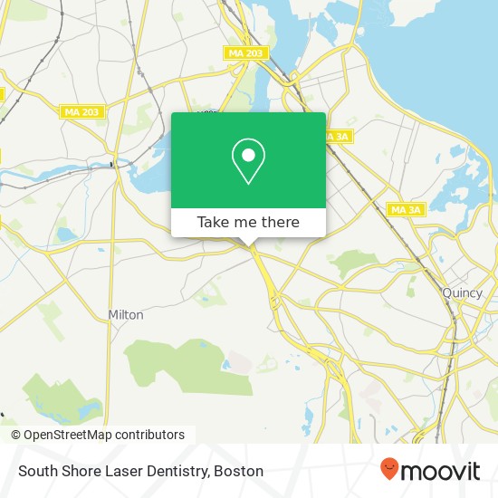 South Shore Laser Dentistry map