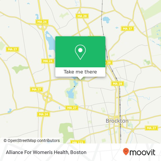 Alliance For Women's Health map