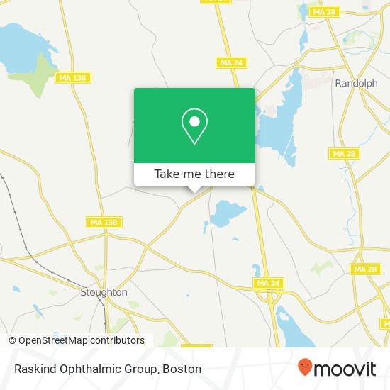 Raskind Ophthalmic Group map