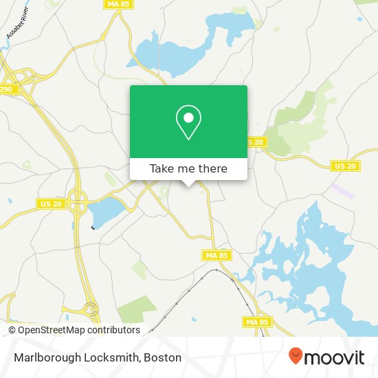 Marlborough Locksmith map