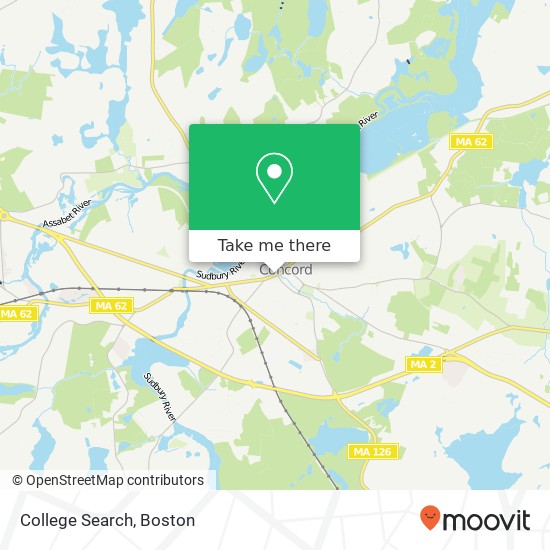 College Search map