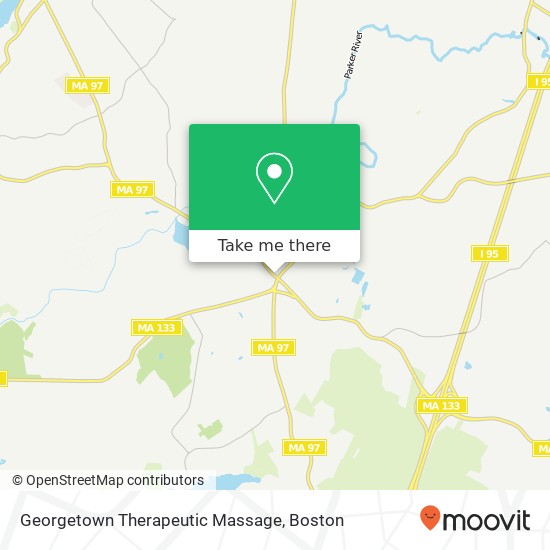 Georgetown Therapeutic Massage map