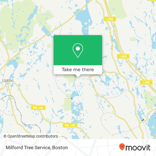 Milforrd Tree Service map