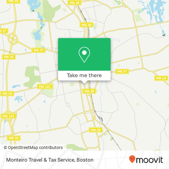 Monteiro Travel & Tax Service map