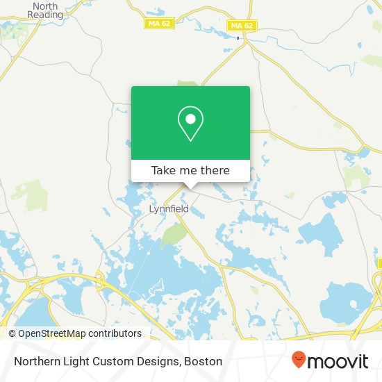 Northern Light Custom Designs map
