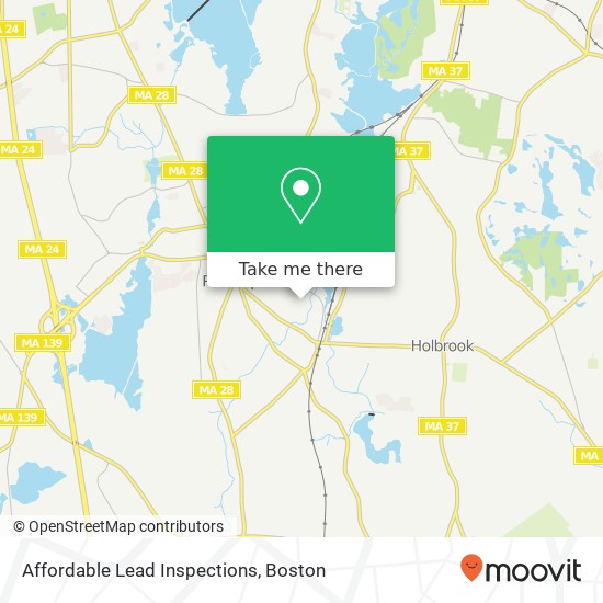 Affordable Lead Inspections map