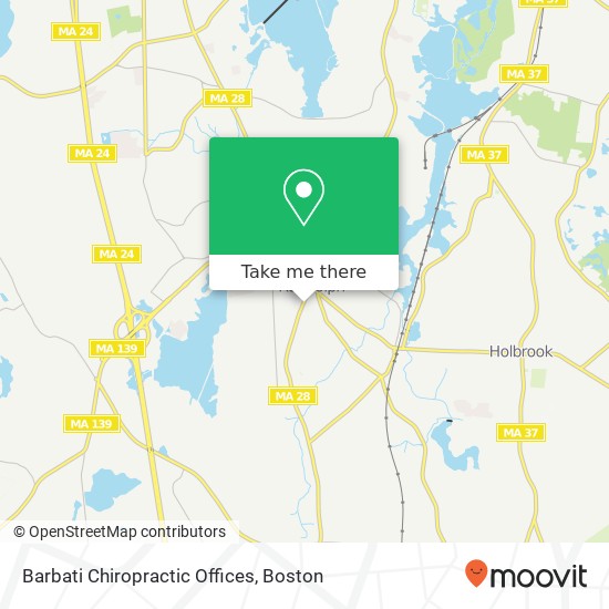 Barbati Chiropractic Offices map