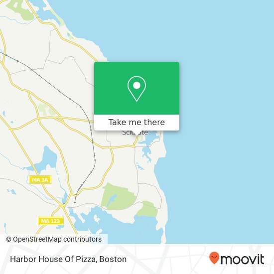 Mapa de Harbor House Of Pizza