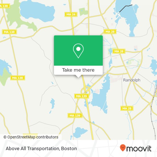 Above All Transportation map