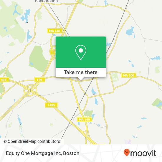 Mapa de Equity One Mortgage Inc