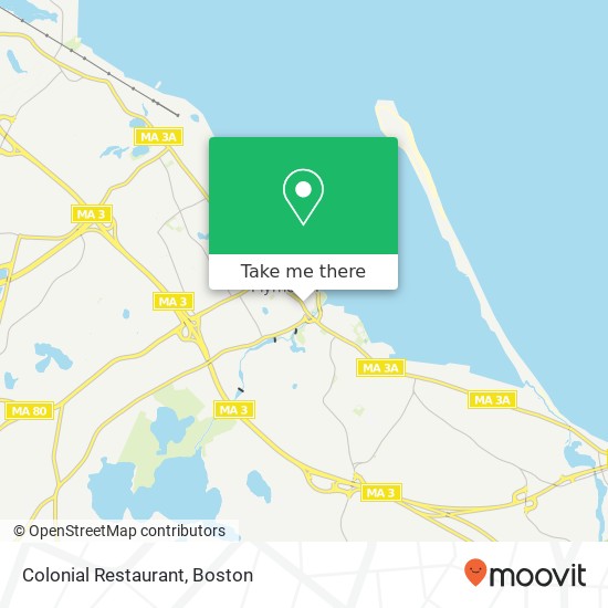 Mapa de Colonial Restaurant