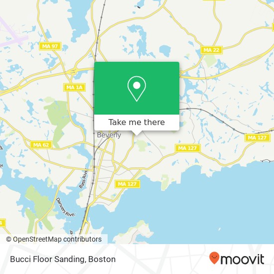 Bucci Floor Sanding map