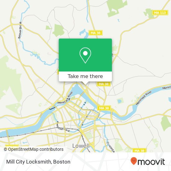 Mill City Locksmith map