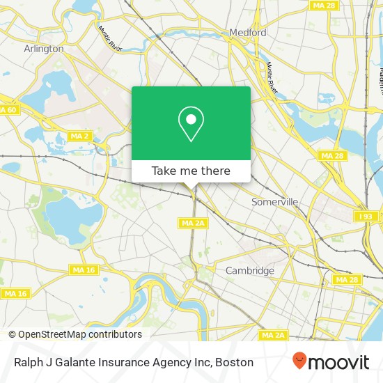 Mapa de Ralph J Galante Insurance Agency Inc