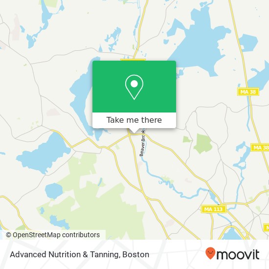 Advanced Nutrition & Tanning map