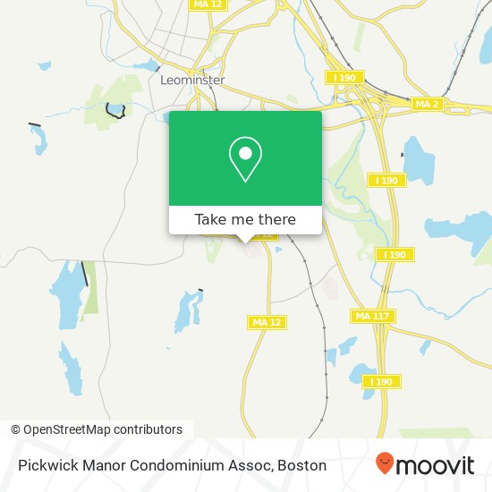 Pickwick Manor Condominium Assoc map