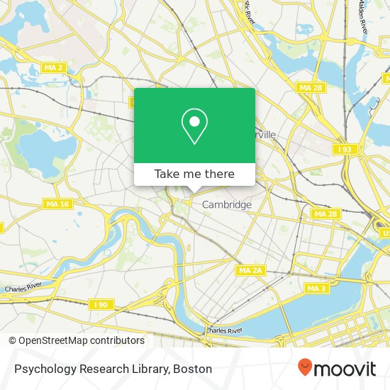 Psychology Research Library map