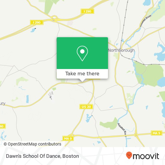 Mapa de Dawn's School Of Dance