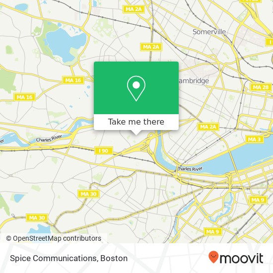 Mapa de Spice Communications