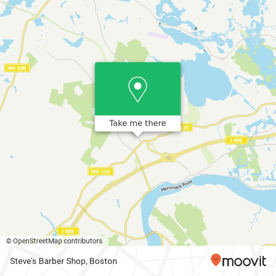 Mapa de Steve's Barber Shop
