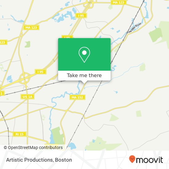 Artistic Productions map