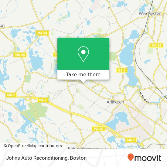 Johns Auto Reconditioning map