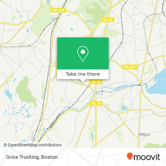Grice Trucking map