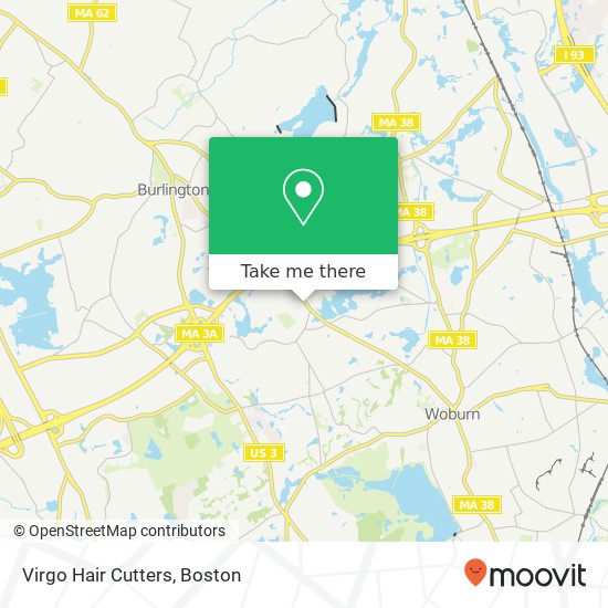 Mapa de Virgo Hair Cutters