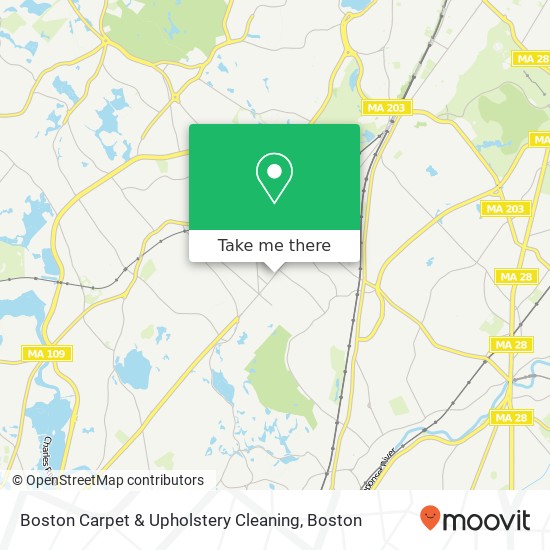 Boston Carpet & Upholstery Cleaning map